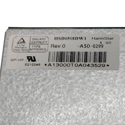 HSD050IDW1-A50-0299 5.0 นิ้ว 800 * 480 แผ่นจอ LCD