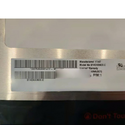 B140HAN03.C 14.0 นิ้ว 1920*1080 LCD SCREEN DISPLAY สําหรับคอมพิวเตอร์