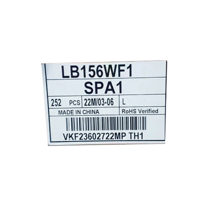 LB156WF1-SPA1 หน้าจอ LCD ขนาด 15.6 นิ้วใหม่ 1920*1080