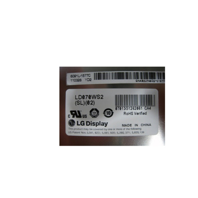 7โมดูลจอ LCD ขนาด 0.0 นิ้ว LD070WS2-SL02 แผ่นจอ LCD