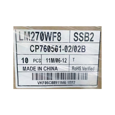LM270WF8-SSB2 27.0 นิ้ว 1920*1080 TFT แพเนลจอ LCD