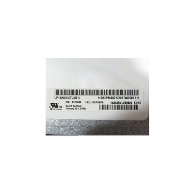 LP140WD2-TLB1 หน้าจอ LCD TFT ขนาด 14.0 นิ้ว 1600*900