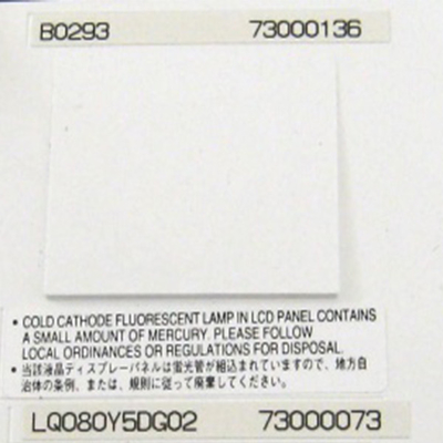 LQ080Y5DG02 800*480 8.0 นิ้ว TFT โมดูล LCD LCD Screen