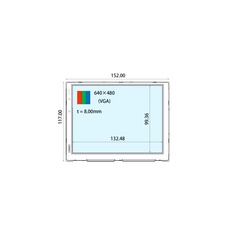 COM65H6114XSC 6.5 นิ้ว 640*480 262K จอจอ LCD