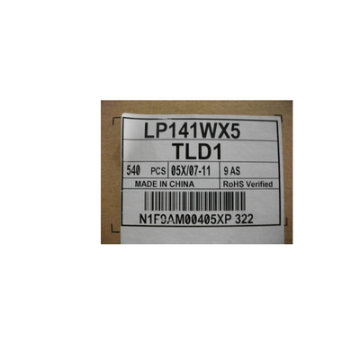 1280*800 LP141WX5-TLD1 14.1 นิ้ว 60Hz แผ่น LCD