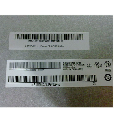 21.5 นิ้วเกม lcd M215HW01 VB 1920*1080 โมดูลหน้าจอ lcd 30 pins lcd panel