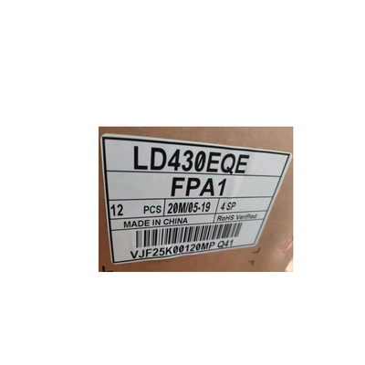 ราคาดี LD430EQE-FPA1 แผน LCD ขนาด 43.0 นิ้ว 60Hz ออนไลน์