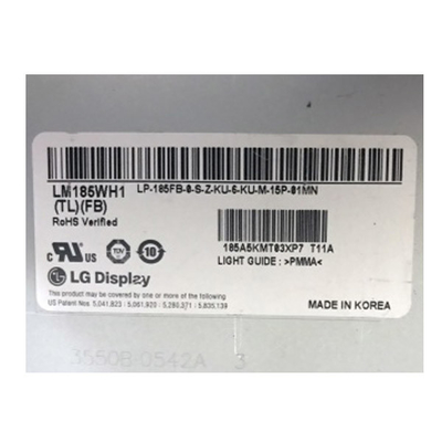 ราคาดี LM185WH1-TLFB แผ่น LCD 18.5 นิ้ว 1366 * 768 จอ LCD ออนไลน์