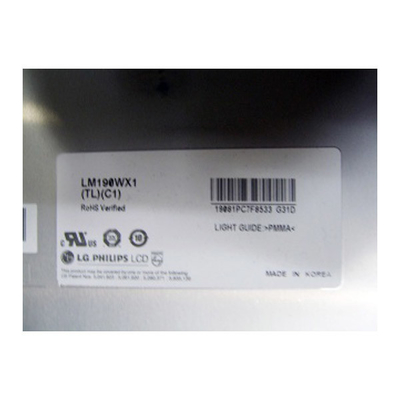 ราคาดี LM190WX1-TLC1 หน้าจอ LCD ตัวเดิม 19.0 นิ้ว 1440*900 ออนไลน์