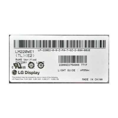 ราคาดี LM220WE1-TLE2 หน้าจอ LCD ตัวเดิม 22.0 นิ้ว 1680*1050 ออนไลน์